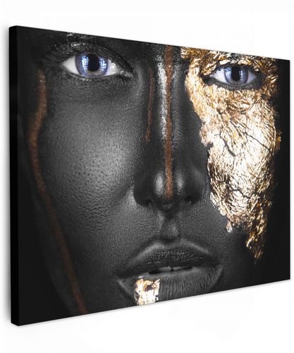 Vrouw - Bladgoud - Zwart - Goud - Luxe