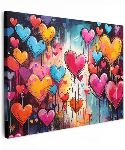 Hartjes - Kleuren - Kunst - Liefde