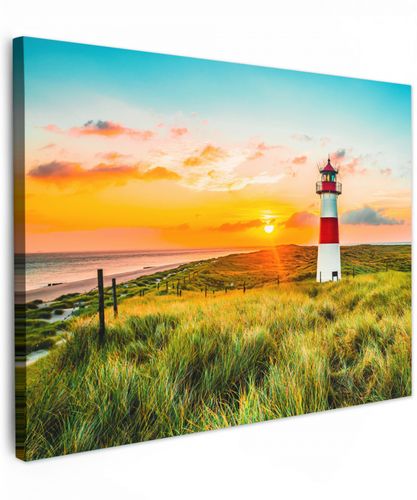 Vuurtoren - Natuur - Zon - Landschap - Gras - Strand - Zee