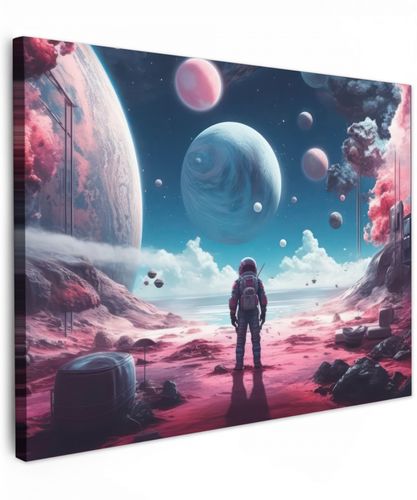 Astronaut - Ruimte - Planeten - Wolken