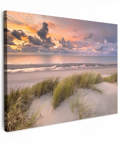 Zonsondergang - Duin - Strand - Planten - Zee