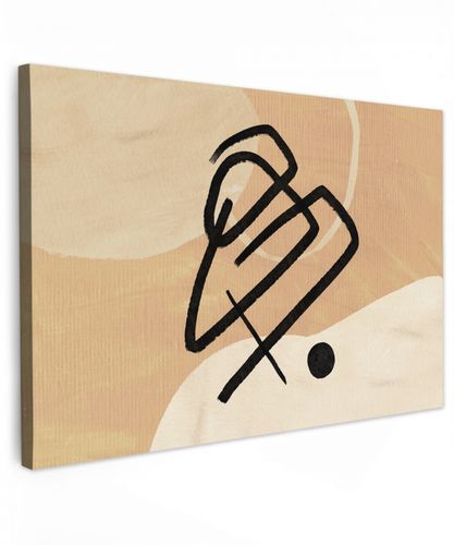 Abstract - Zwart - Bruin
