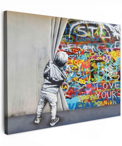 Graffiti - Illusie - Jongen - Street art