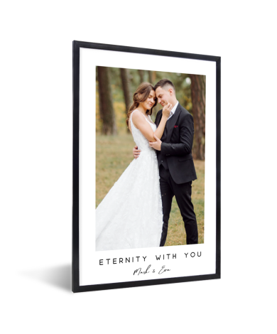 Gepersonaliseerde foto in lijst
