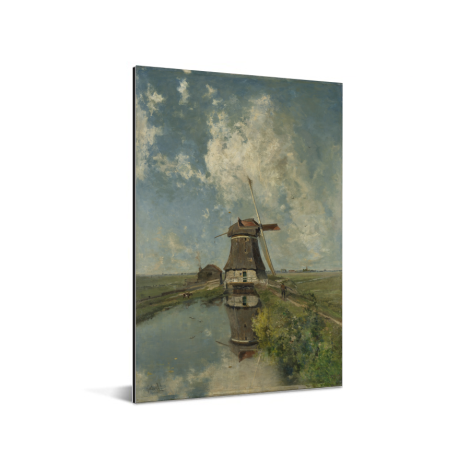 In de maand juli - Schilderij van Paul Joseph Constantin Gabriel Aluminium