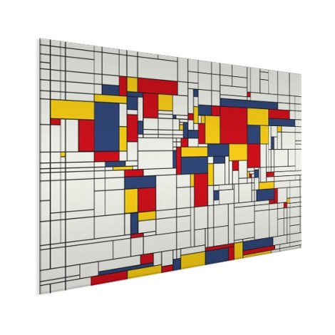 Mondriaan origineel aluminium