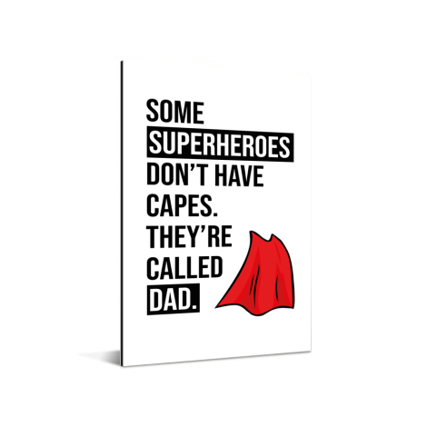 Vaderdag - Superheroes Aluminium