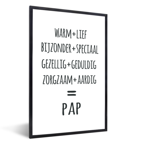 Vaderdag - Pap Fotolijst