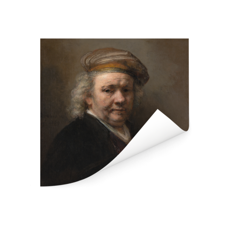 Zelfportret - Schilderij van Rembrandt van Rijn Poster