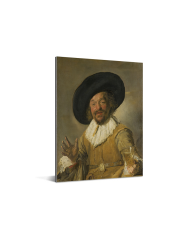 De vrolijke drinker - Schilderij van Frans Hals Aluminium
