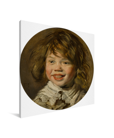 Lachende jongen - Schilderij van Frans Hals Canvas