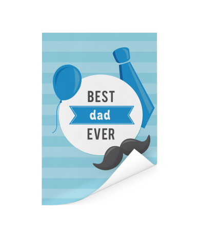 Vaderdag - Best dad ever Poster