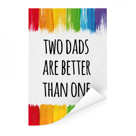 Vaderdag - Two dads are better than one Poster