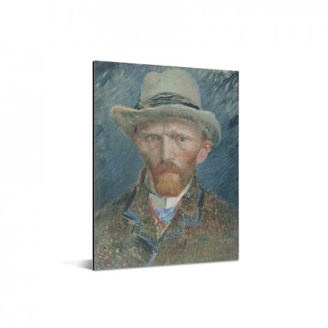 Zelfportret 1887 - Schilderij van Vincent van Gogh Aluminium