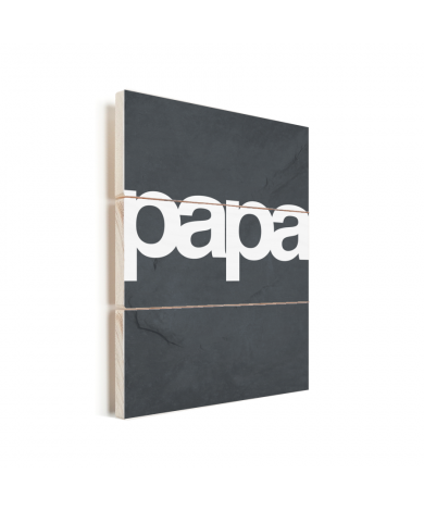 Vaderdag - Tekst en marmer - Papa Vurenhout
