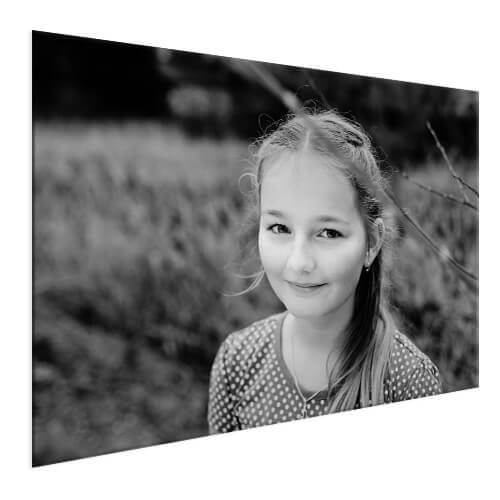 kinderfoto op aluminium