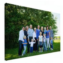 familiefoto op canvas 