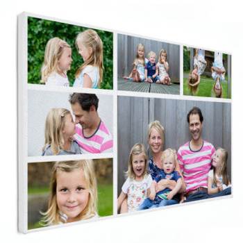 fotocollage op canvas