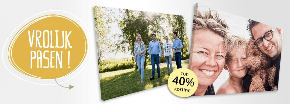 Pasen aanbieding foto op canvas