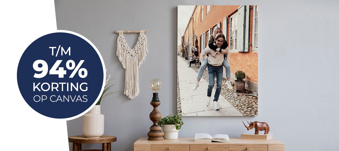 Lente aanbieding foto op canvas