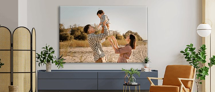 Foto op canvas