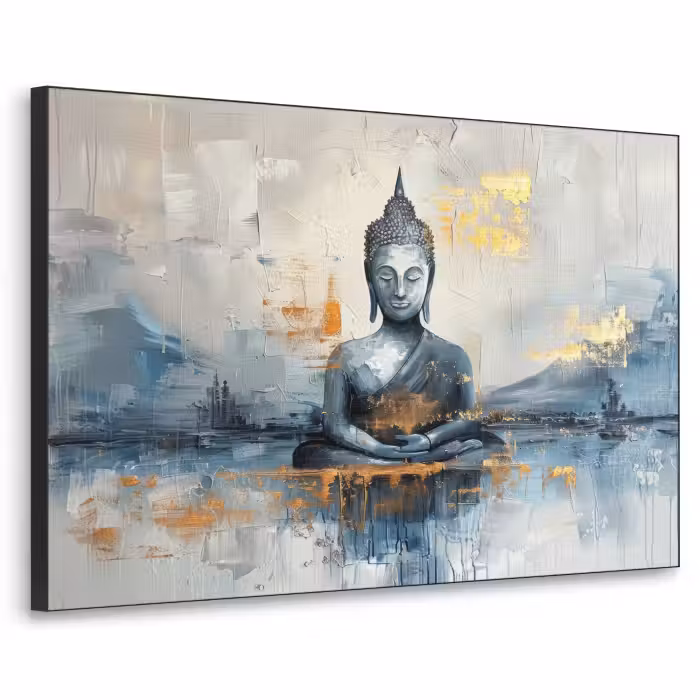 Art Frame - Buddha - Goud - Abstract - Modern