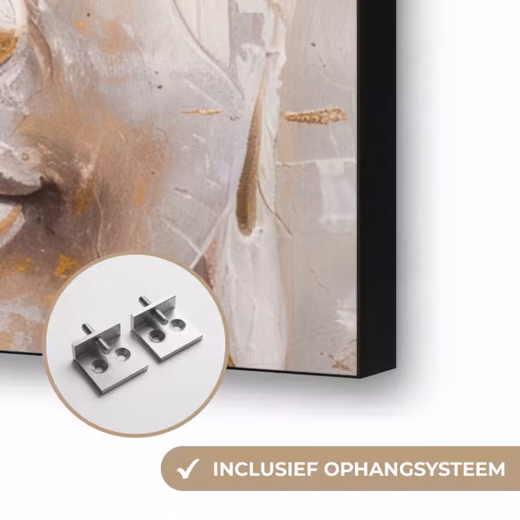 Art Frame - Buddha - Bloem - Goud - Roze - Abstract — 4