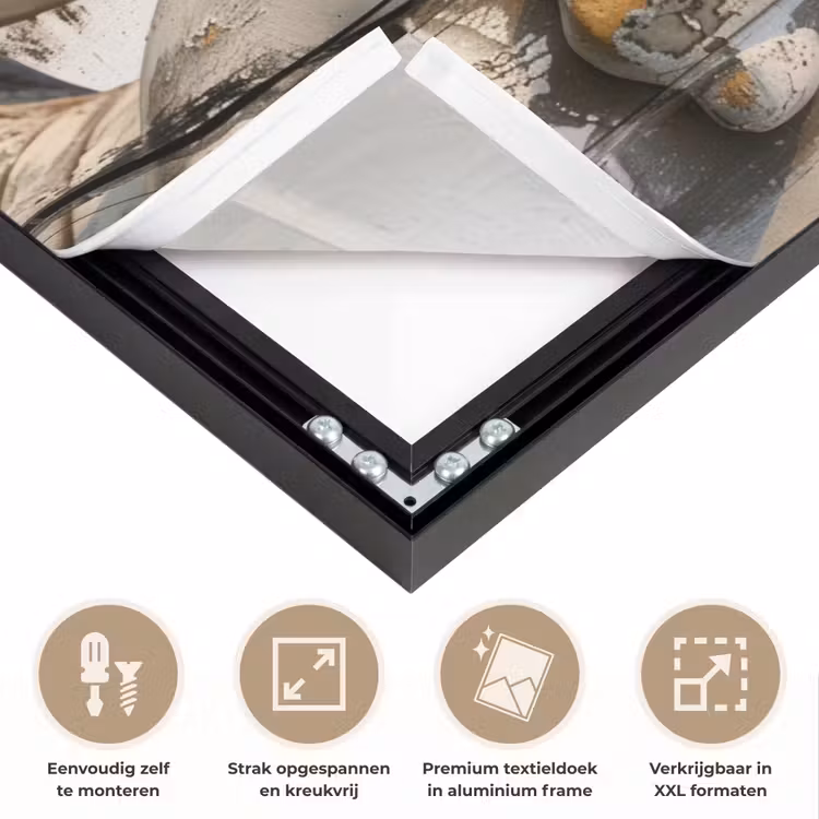 Art Frame - Boeddha - Houtlook - Modern - Industrieel — 6