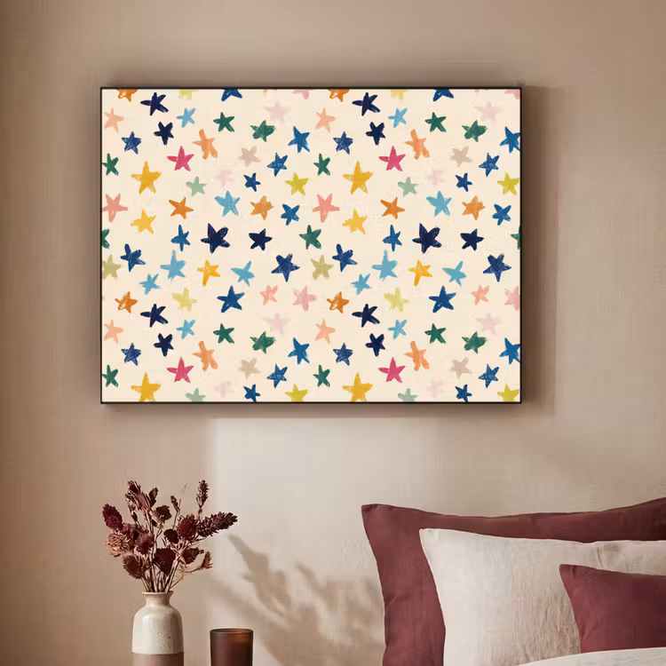 Art Frame - Patroon - Sterren - Kleurrijk — 3