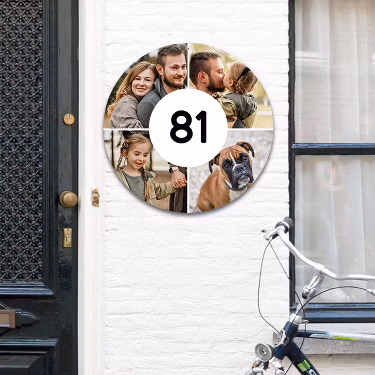 Naambord voordeur met foto — 3