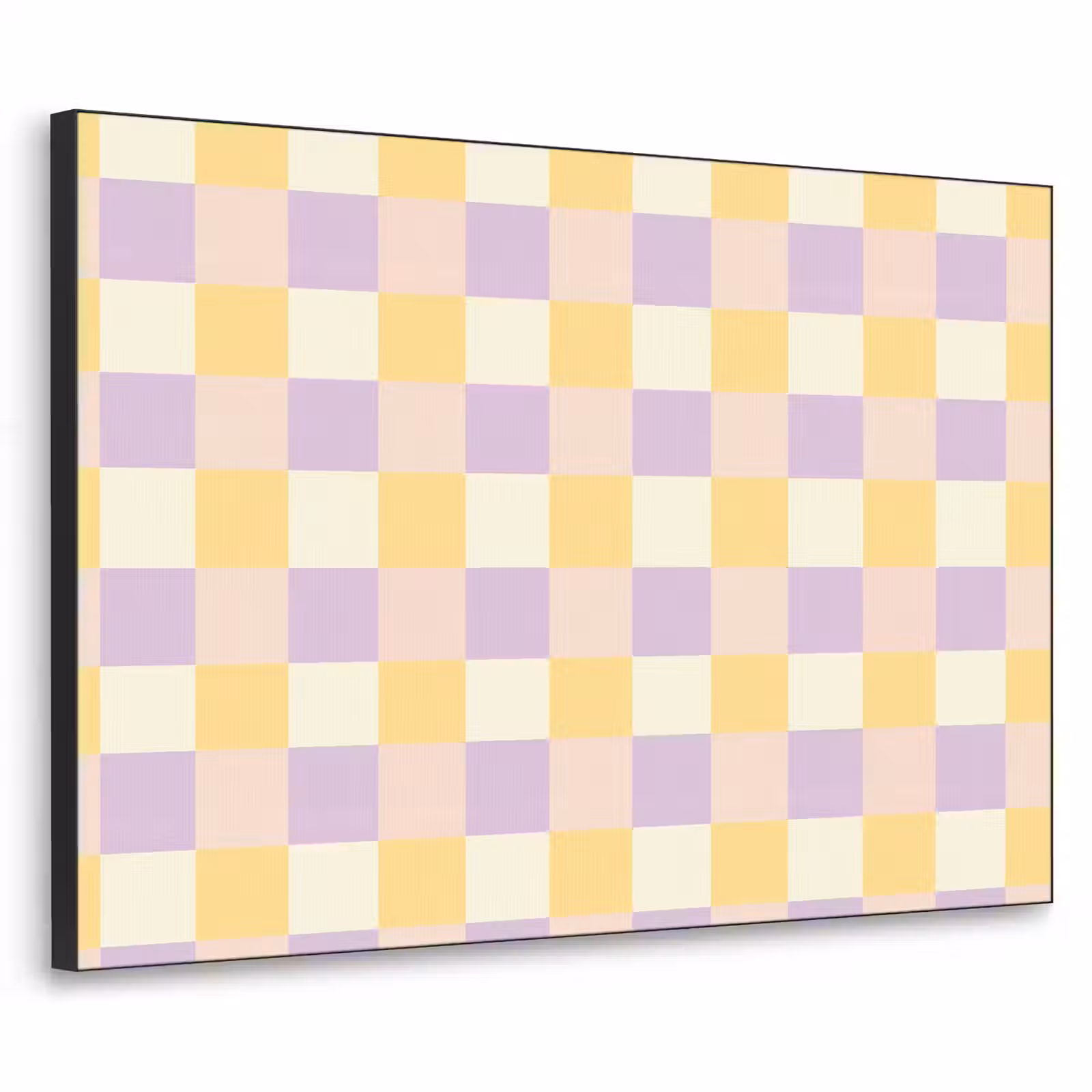 Art Frame - Blokjes - Lila - Geel — 1