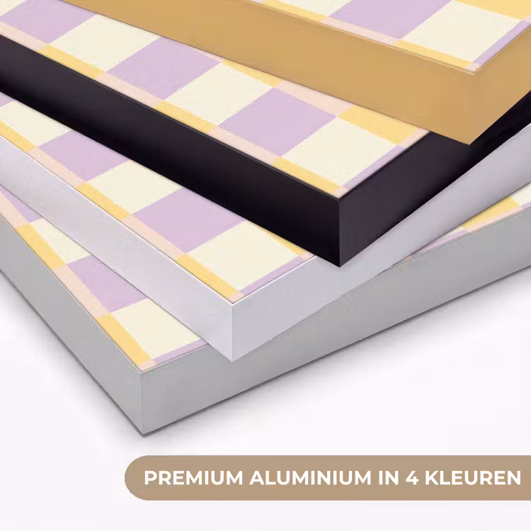Art Frame - Blokjes - Lila - Geel — 8