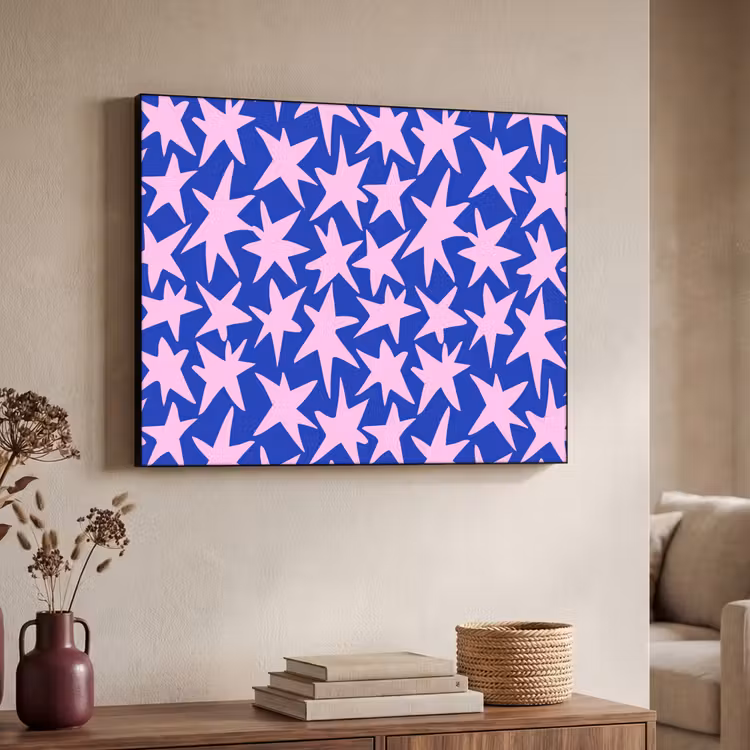 Art Frame - Modern - Sterren - Blauw — 7