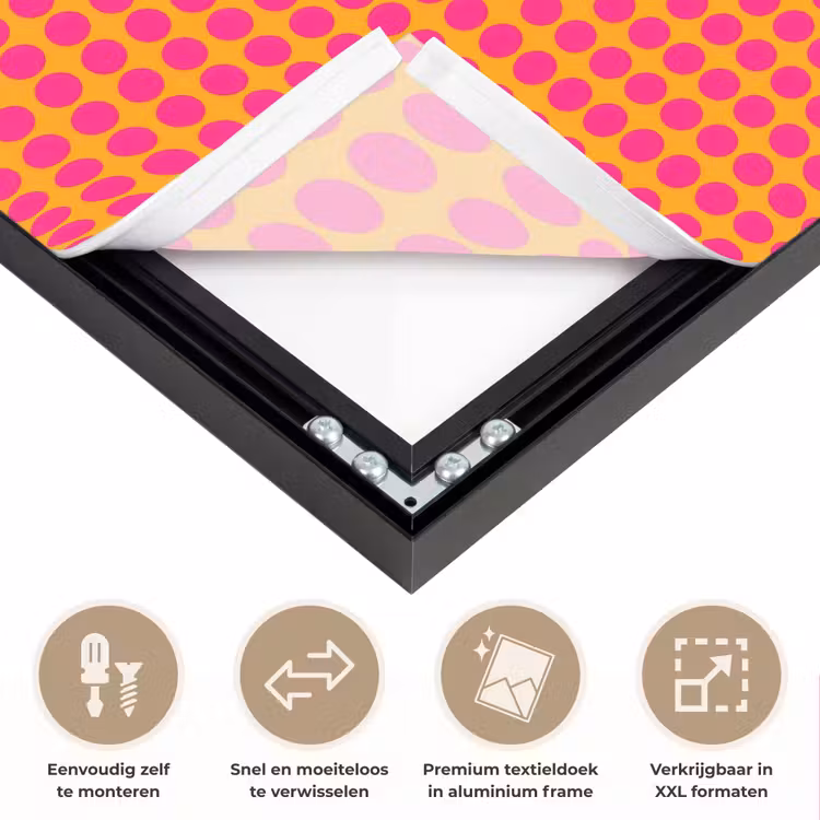 Art Frame - Modern - Stippen - Oranje — 2