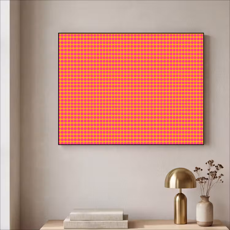 Art Frame - Modern - Stippen - Oranje — 5