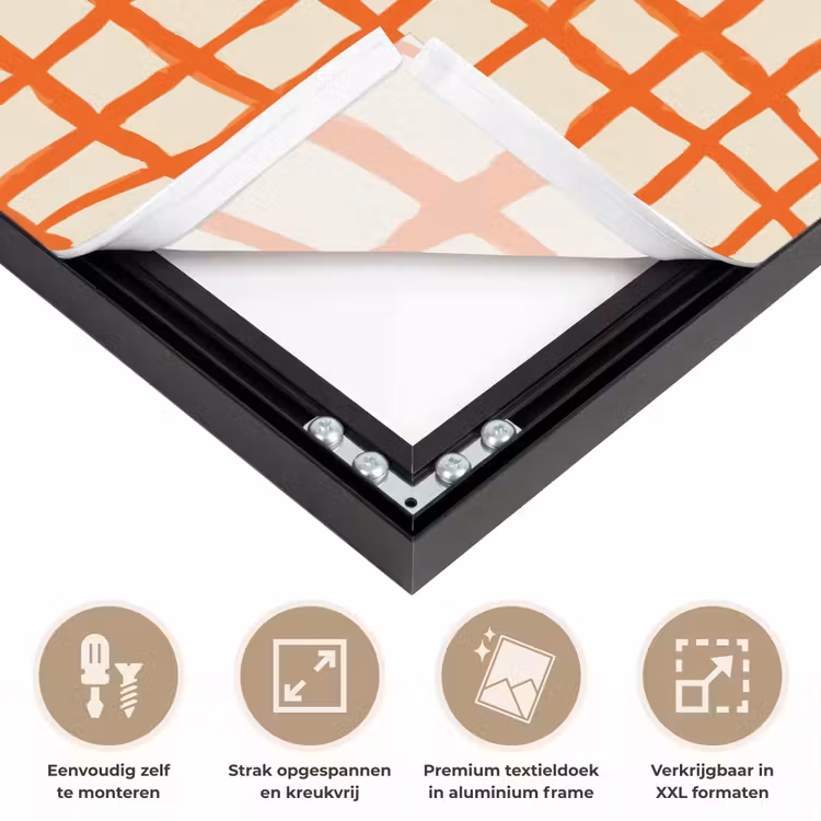 Art Frame - Patroon - Lijnen - Oranje — 6