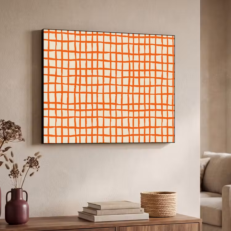 Art Frame - Patroon - Lijnen - Oranje — 7
