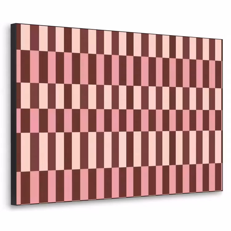 Art Frame - Roze - Rood - Blokjes — 1