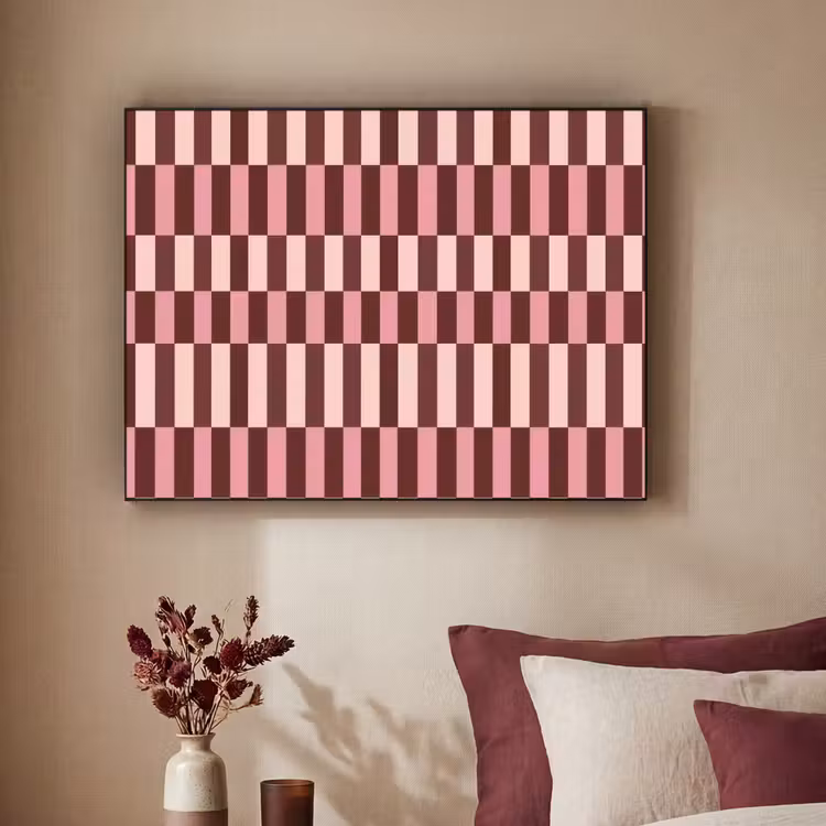 Art Frame - Roze - Rood - Blokjes — 3
