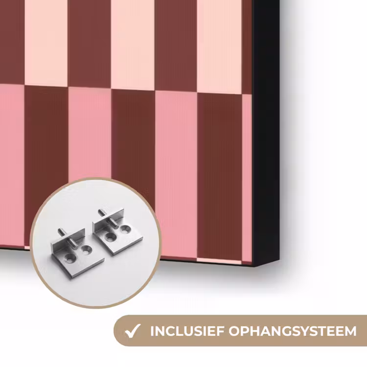 Art Frame - Roze - Rood - Blokjes — 4