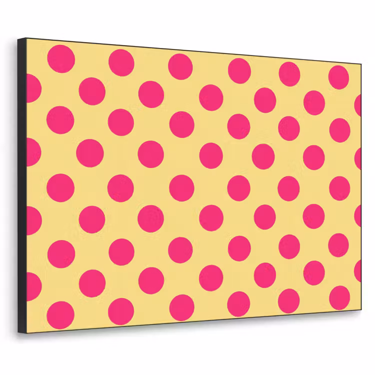 Art Frame - Roze - Stippen - Geel — 1