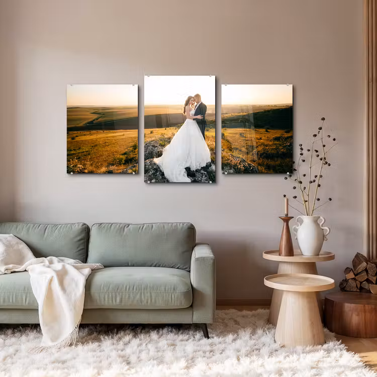 Plexiglas drieluik - 120x60 cm — 2