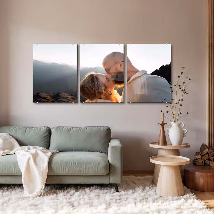 Plexiglas drieluik - 90x40 cm — 2