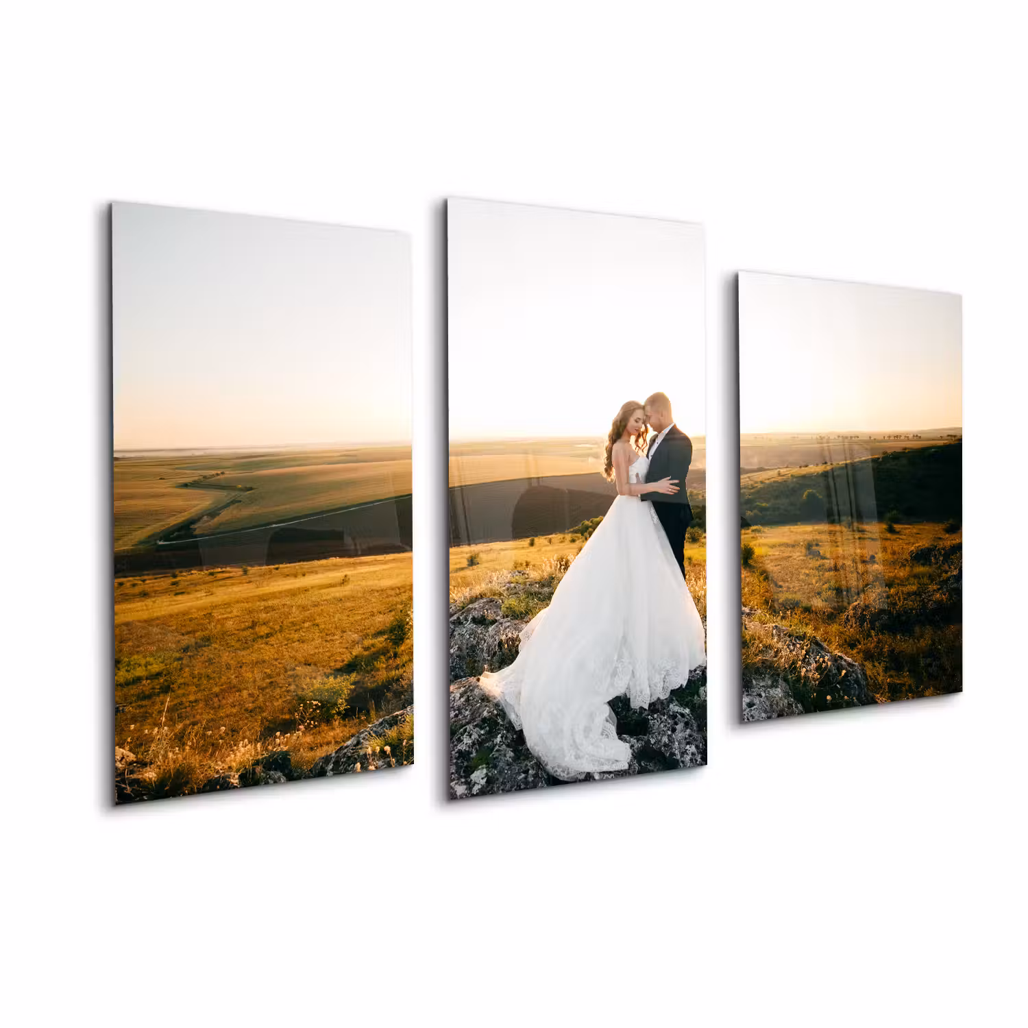 Plexiglas drieluik - 120x60 cm