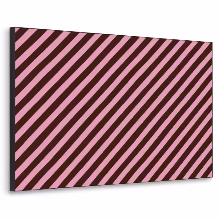Art Frame - Strepen - Roze - Bruin