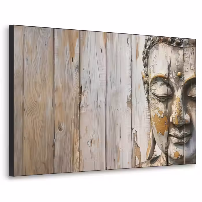Art Frame - Boeddha - Houtlook - Modern - Industrieel