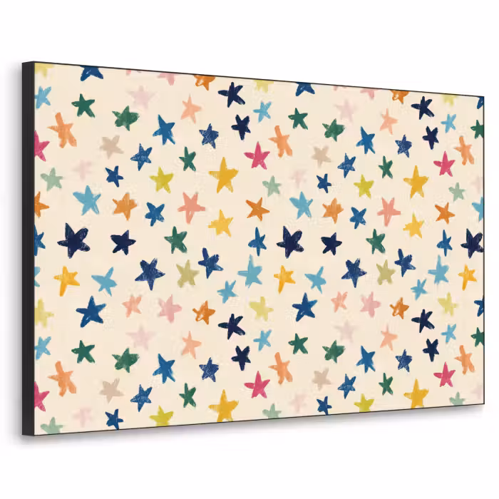 Art Frame - Patroon - Sterren - Kleurrijk