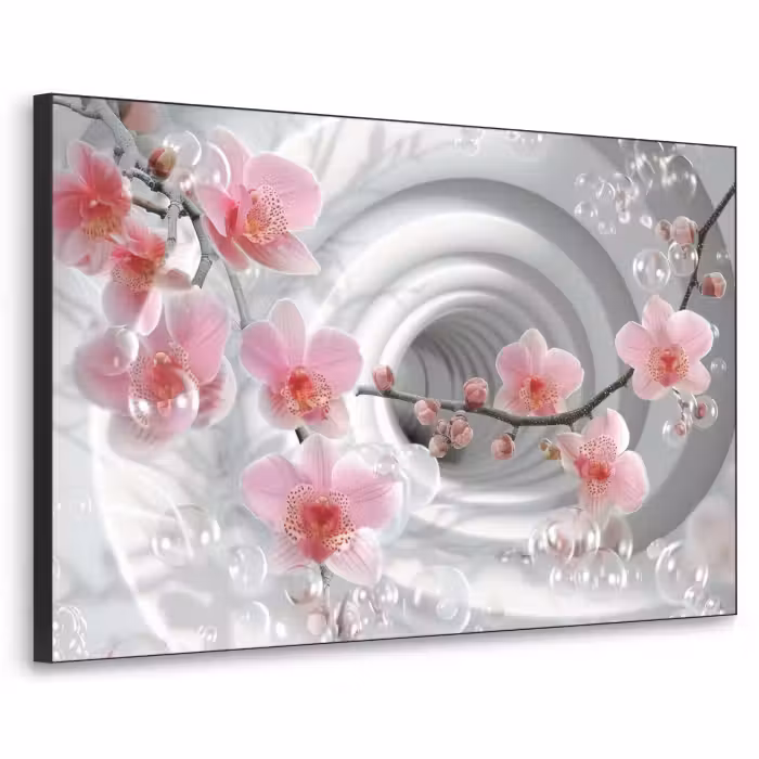 Art Frame - Bloemen - Tunnel - Abstact - 3D effect