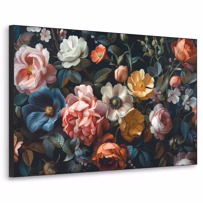 Art Frame - Vintage - Kleurrijk - Bloemen - Modern